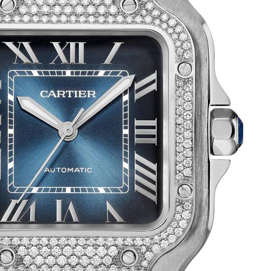 Cartier Replica Watch Santos de Cartier Replica Watch, Stainless Steel, 35.1mm, W4SA0006