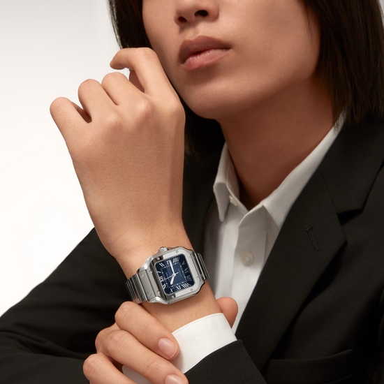 Cartier Replica Watch Santos de Cartier Replica Watch, Stainless Steel, 35.1mm, WSSA0063