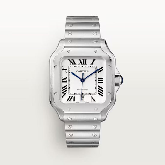 Cartier Replica Watch Santos de Cartier Replica Watch, Stainless Steel, 39.8mm, WSSA0018