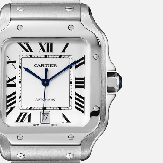 Cartier Replica Watch Santos de Cartier Replica Watch, Stainless Steel, 39.8mm, WSSA0018