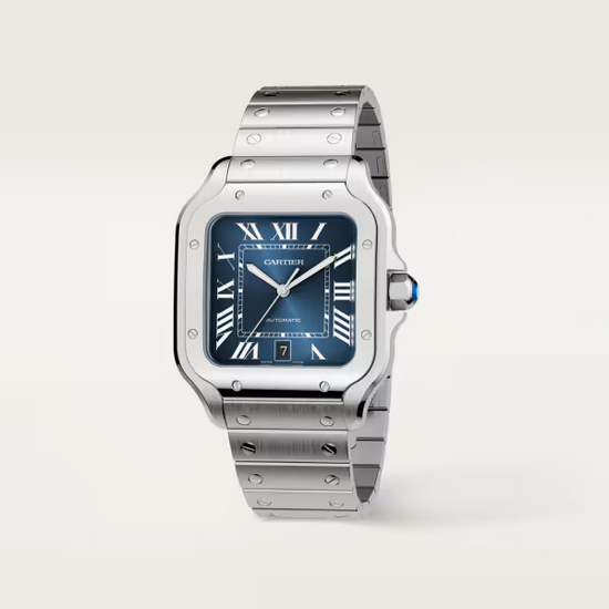 Cartier Replica Watch Santos de Cartier Replica Watch, Stainless Steel, 39.8mm, WSSA0030