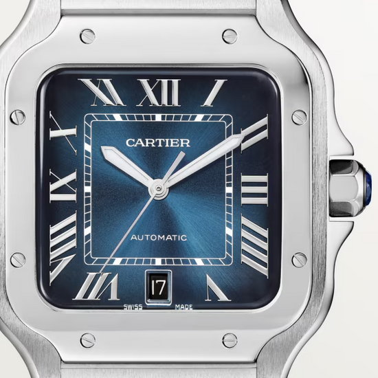 Cartier Replica Watch Santos de Cartier Replica Watch, Stainless Steel, 39.8mm, WSSA0030