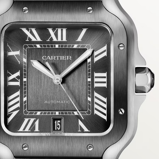 Cartier Replica Watch Santos de Cartier Replica Watch, Stainless Steel, 39.8mm, WSSA0037