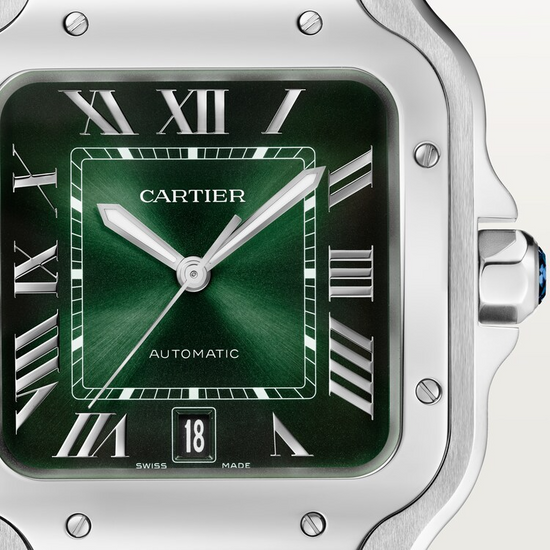 Cartier Replica Watch Santos de Cartier Replica Watch, Stainless Steel, 39.8mm, WSSA0062