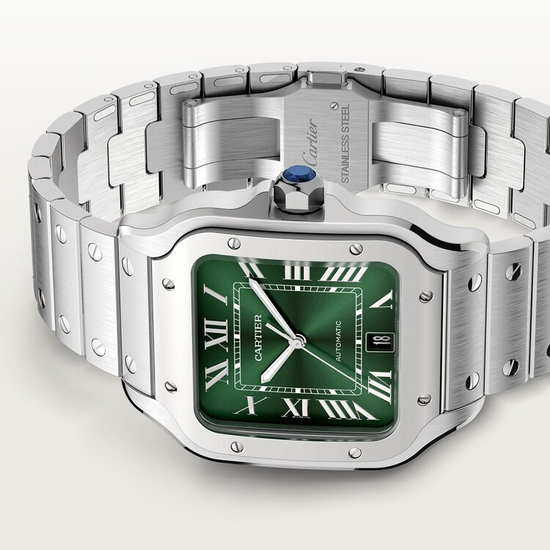 Cartier Replica Watch Santos de Cartier Replica Watch, Stainless Steel, 39.8mm, WSSA0062