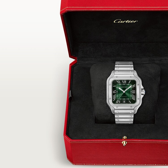 Cartier Replica Watch Santos de Cartier Replica Watch, Stainless Steel, 39.8mm, WSSA0062
