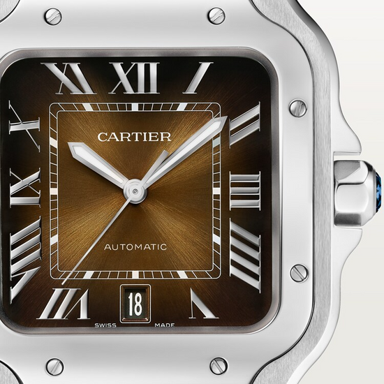 Cartier Replica Watch Santos de Cartier Replica Watch, Stainless Steel, 39.8mm, WSSA0064
