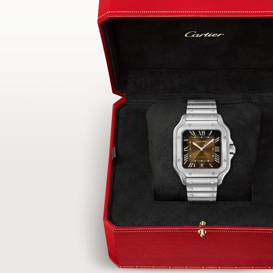 Cartier Replica Watch Santos de Cartier Replica Watch, Stainless Steel, 39.8mm, WSSA0064
