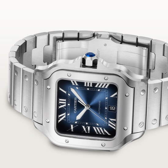 Cartier Replica Watch Santos de Cartier Replica Watch, Stainless Steel, 39.8mm, WSSA0071