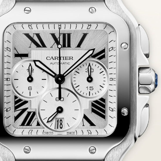Cartier Replica Watch Santos de Cartier Replica Watch, Stainless Steel, 47mm x 39.8mm, WSSA0083