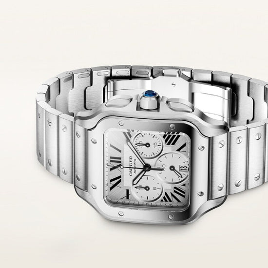 Cartier Replica Watch Santos de Cartier Replica Watch, Stainless Steel, 47mm x 39.8mm, WSSA0083