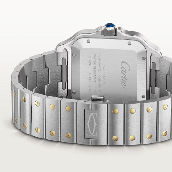 Cartier Replica Watch Santos de Cartier Replica Watch, Stainless Steel and 18k Yellow Gold, 39.8mm, W2SA0030