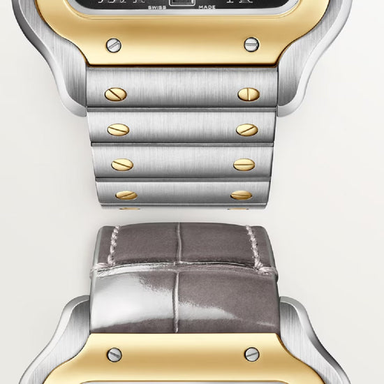 Cartier Replica Watch Santos de Cartier Replica Watch, Stainless Steel and 18k Yellow Gold, 39.8mm, W2SA0030