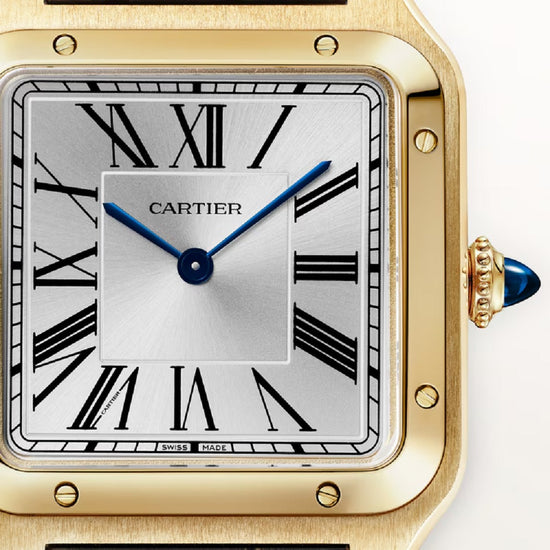 Cartier Replica Watch Santos-Dumont de Cartier Replica Watch, 18k Yellow Gold, 43.5mm x 31.4mm, WGSA0139