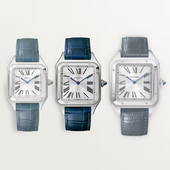 Cartier Replica Watch Santos Dumont de Cartier Replica Watch, Stainless Steel, 43.5mm x 31.4mm, WSSA0022