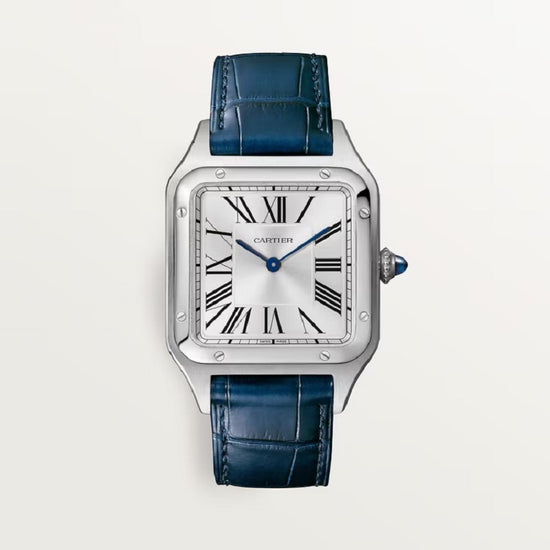 Cartier Replica Watch Santos-Dumont de Cartier Replica Watch, Stainless Steel, 43.5mm x 31.4mm, WSSA0085