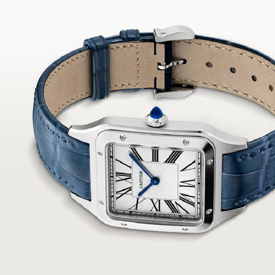 Cartier Replica Watch Santos-Dumont de Cartier Replica Watch, Stainless Steel, 43.5mm x 31.4mm, WSSA0085