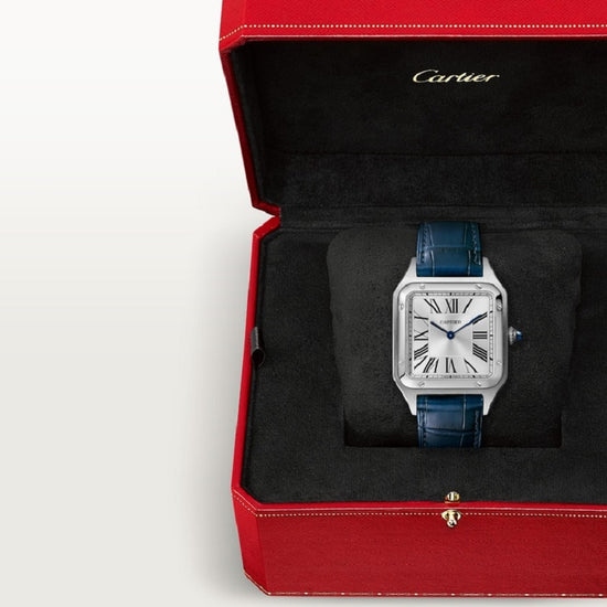 Cartier Replica Watch Santos-Dumont de Cartier Replica Watch, Stainless Steel, 43.5mm x 31.4mm, WSSA0085