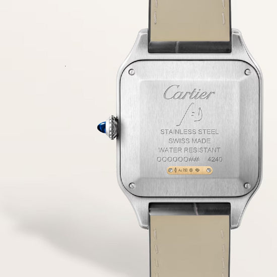 Cartier Replica Watch Santos-Dumont de Cartier Replica Watch, Stainless Steel and 18k Yellow Gold, 43.5mm x 31.4mm, W2SA0046
