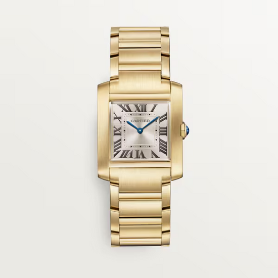 Cartier Replica Watch Tank Francaise, 18k Yellow Gold, 32mm x 27mm, WGTA0113