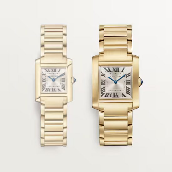 Cartier Replica Watch Tank Francaise, 18k Yellow Gold, 32mm x 27mm, WGTA0113