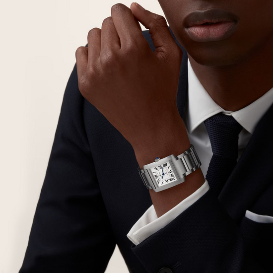 Cartier Replica Watch Tank Francaise de Cartier Replica Watch, Large Stainless Steel, 36.7mm x 30.5mm, WSTA0067