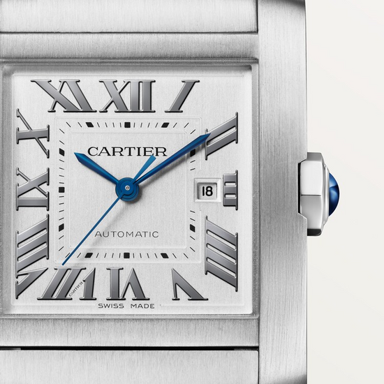 Cartier Replica Watch Tank Francaise de Cartier Replica Watch, Large Stainless Steel, 36.7mm x 30.5mm, WSTA0067