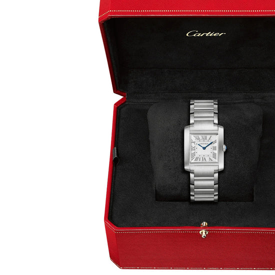 Cartier Replica Watch Tank Francaise de Cartier Replica Watch, Medium Stainless Steel, 32mm x 27mm, WSTA0074