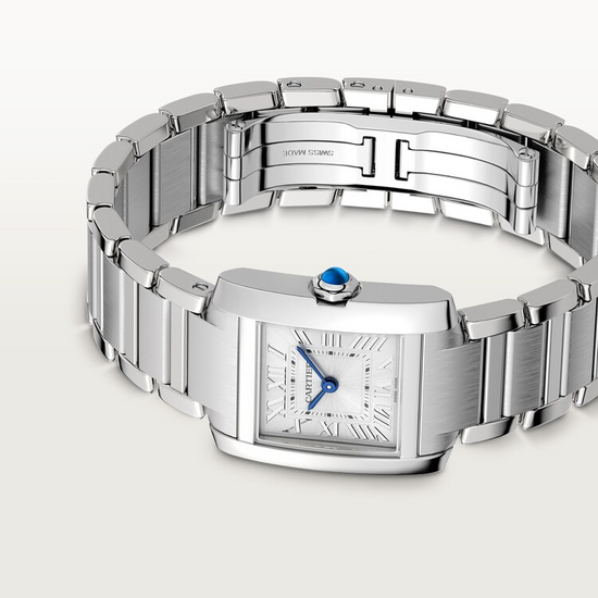 Cartier Replica Watch Tank Francaise de Cartier Replica Watch, Small Stainless Steel, 25.7mm x 21.2mm, WSTA0065