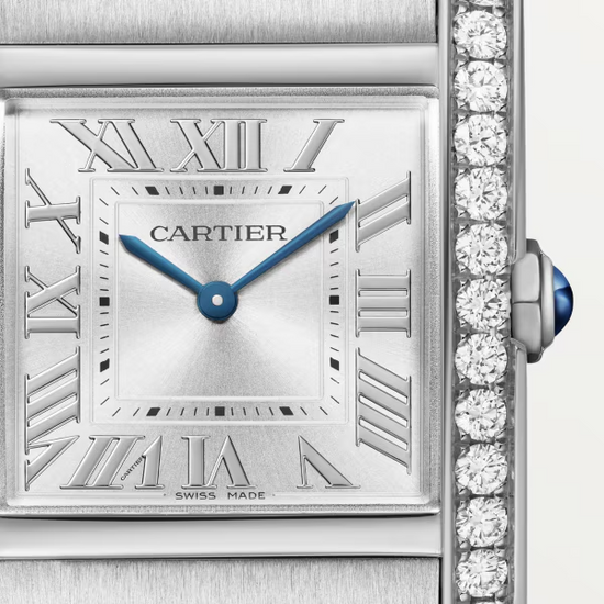 Cartier Replica Watch Tank Francaise, Stainless Steel, Diamonds, 32mm x 27mm, W4TA0021