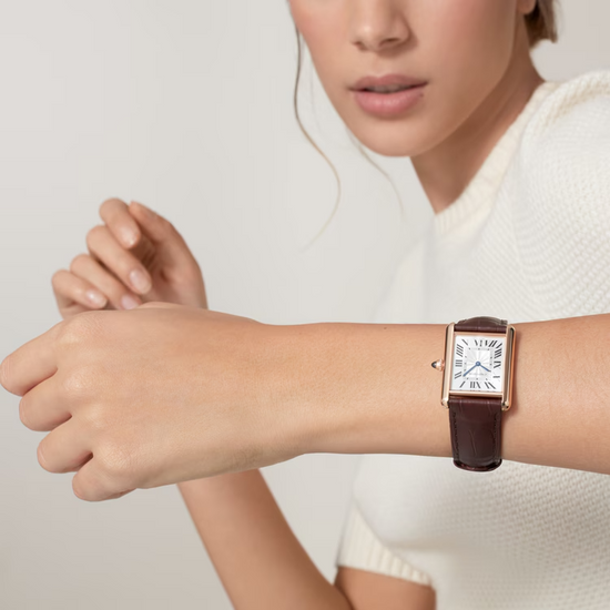 Cartier Replica Watch Tank Louis Cartier Replica Watch, 18k Rose Gold, 33.7mm x 25.5mm, WGTA0011