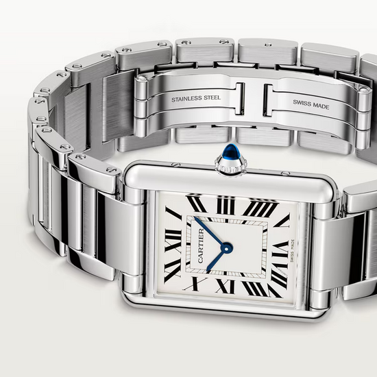 Cartier Replica Watch Tank Must de Cartier Replica Watch, Large Stainless Steel, 33.7mm x 25.5mm, WSTA0052