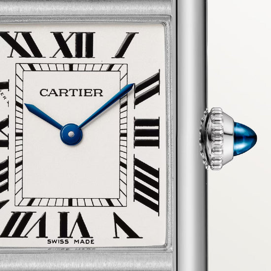 Cartier Replica Watch Tank Must de Cartier Replica Watch, Small Stainless Steel, 29.5mm x 22mm, WSTA0135