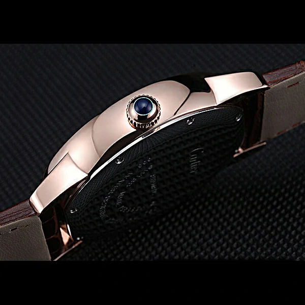 Cartier Ronde Solo Gold Case White Dial Roman Numerals new60098