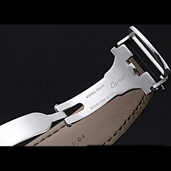 Cartier Ronde Solo Stainless Steel Diamond Case White Dial Roman Numerals new60092
