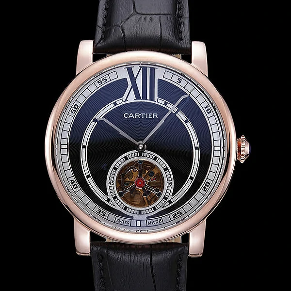 Cartier Rotonde Flying Tourbillon Black Dial new59851
