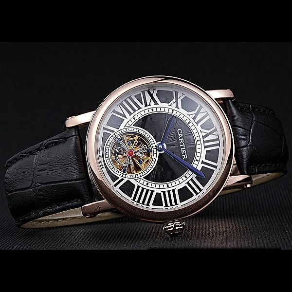 Cartier Rotonde Flying Tourbillon Black Dial new59871