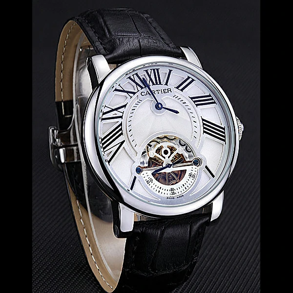 Cartier Rotonde Flying Tourbillon White Dial new59853