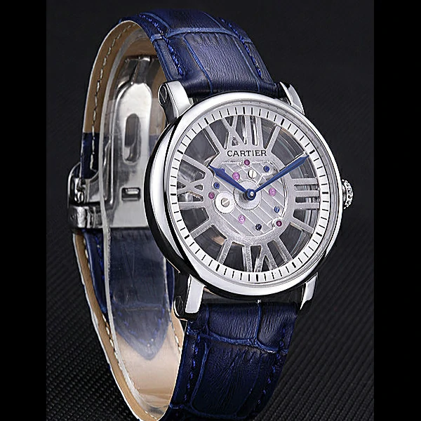 Cartier Rotonde Skeleton Flying Tourbillon Blue new59882
