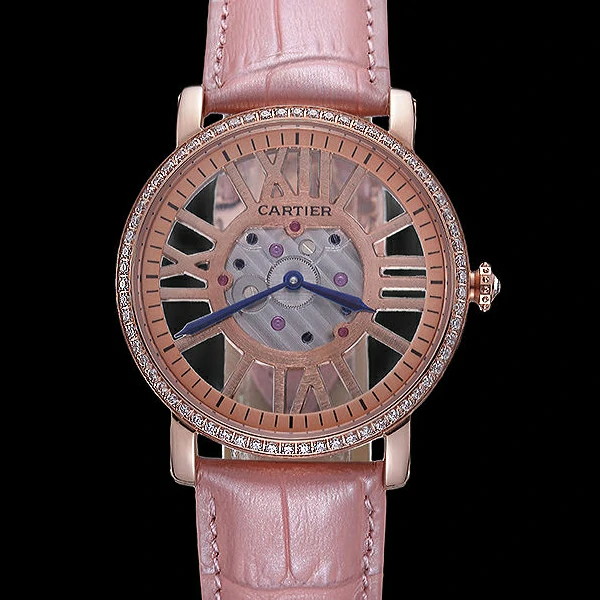 Cartier Rotonde Skeleton Flying Tourbillon Light Pink new59874
