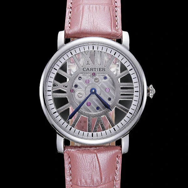 Cartier Rotonde Skeleton Flying Tourbillon Light Pink new59884
