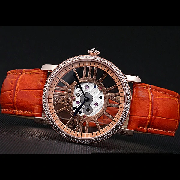 Cartier Rotonde Skeleton Flying Tourbillon Orange new59873