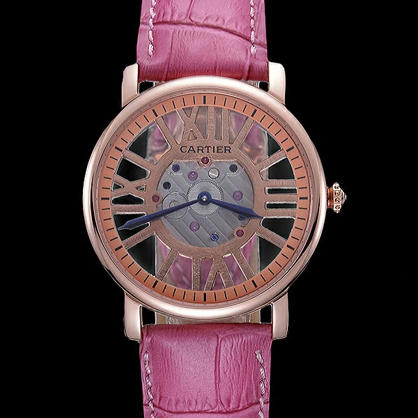 Cartier Rotonde Skeleton Flying Tourbillon Pink new59878
