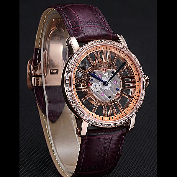 Cartier Rotonde Skeleton Flying Tourbillon Purple new59877