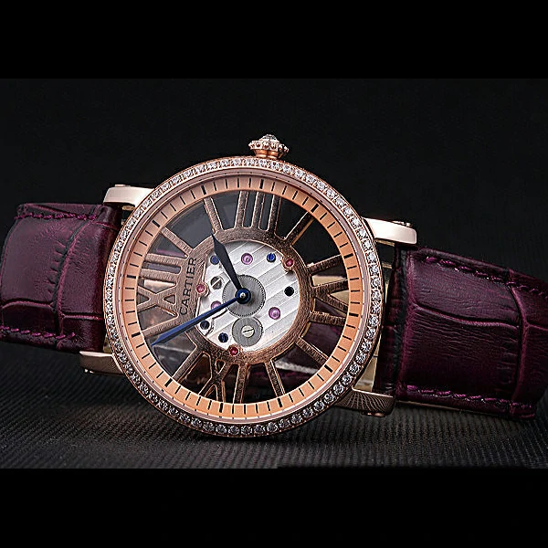 Cartier Rotonde Skeleton Flying Tourbillon Purple new59877