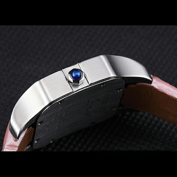 Cartier Santos 100 Diamond Silver Bezel new59825