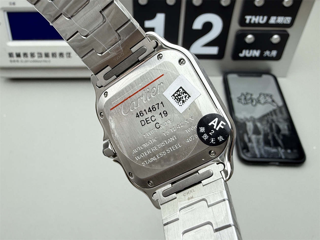 AF Factory Cartier Santos 35mm Replica – Medium Size (Miyota 9015 Movement)