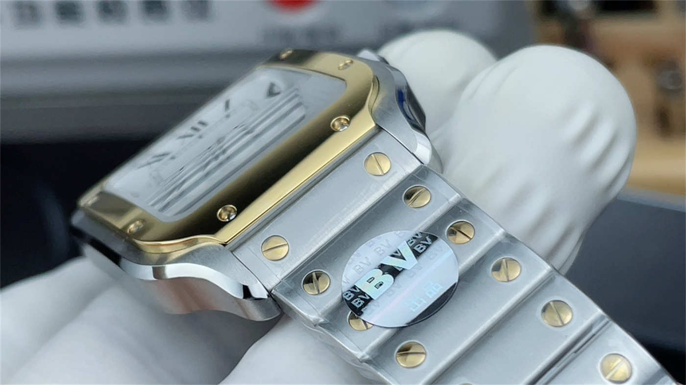 Cartier Santos W2SA0007 Replica – Medium 35.1mm Two-Tone Automatic Steel & Gold