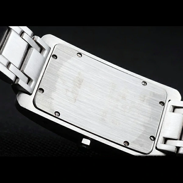 Cartier Tank Americaine 37mm White Dial Stainless Steel Case And Bracelet new57540
