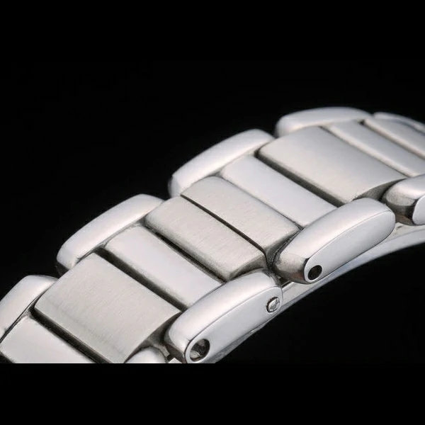 Cartier Tank Anglaise 23mm Silver Dial Stainless Steel Case And Bracelet new59146